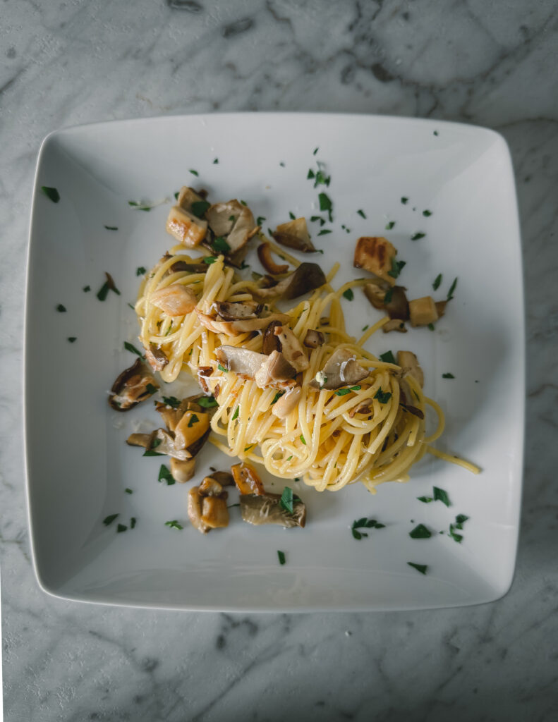 Little Village Mushrooms Oyster Mushroom Pasta